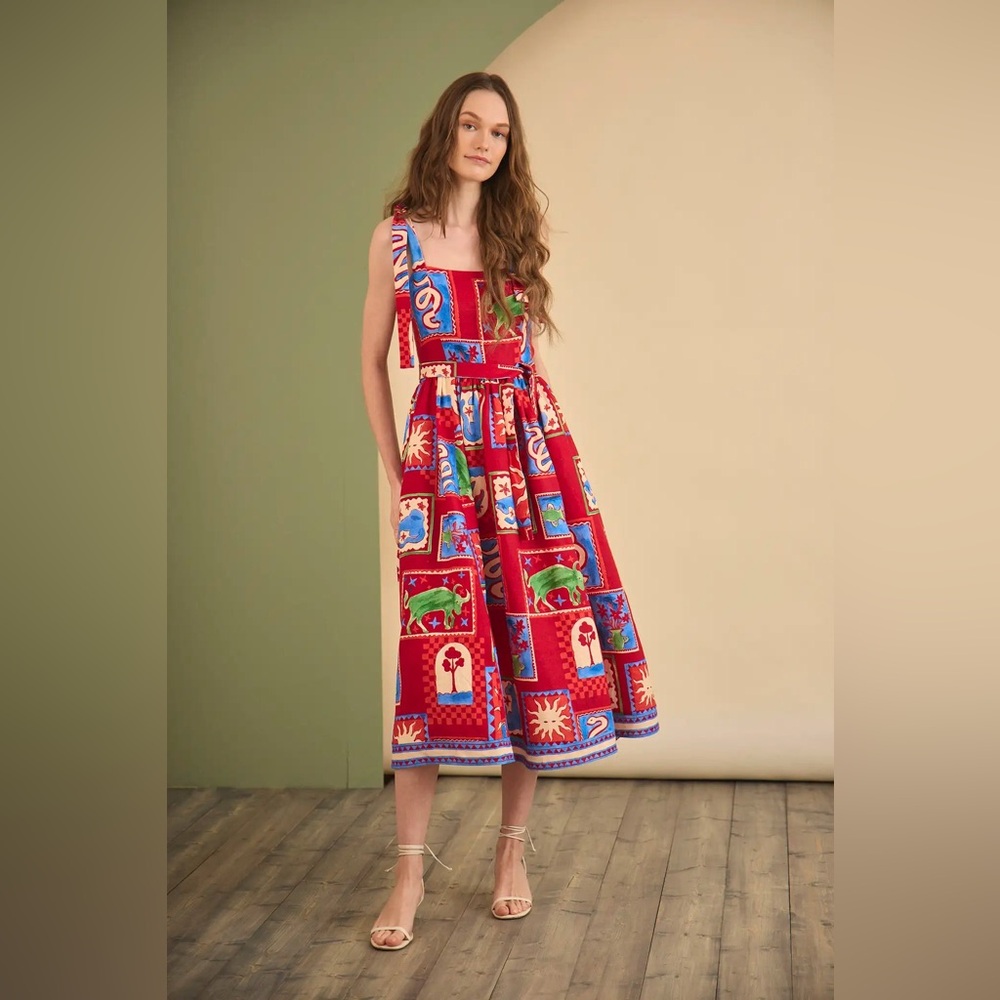 Hunter Bell Quincy Dress in Santa Fe Size 12 NWT